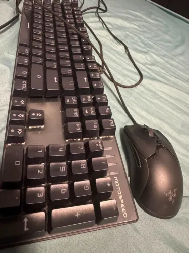 Teclado motospeed ck104 + Mouse Gamer Razer Viper Mini