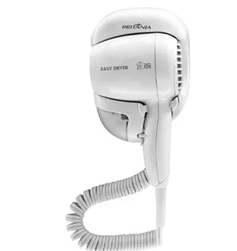 Secador de Cabelos de Parede, Easy Dryer Bsc07B, Branco, 110v, Britânia