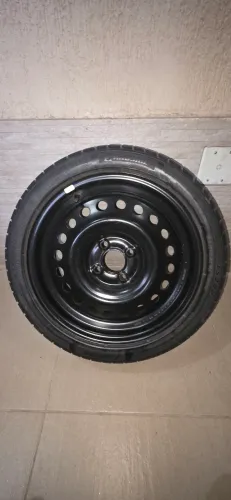 ESTEPE RODA ARO 16 NOVO 4X100 NISSAN C/ PNEU<br>