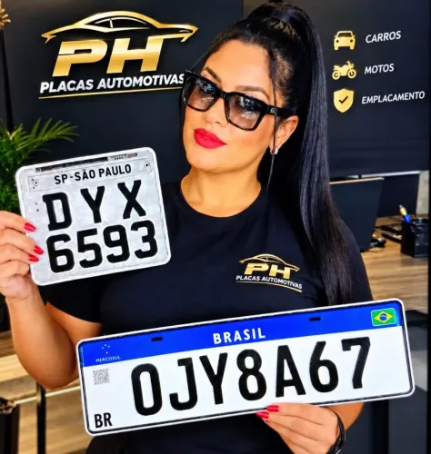 Placas automotivas todos os modelos