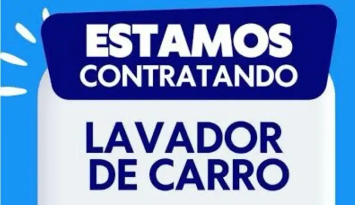 Vaga de lavador