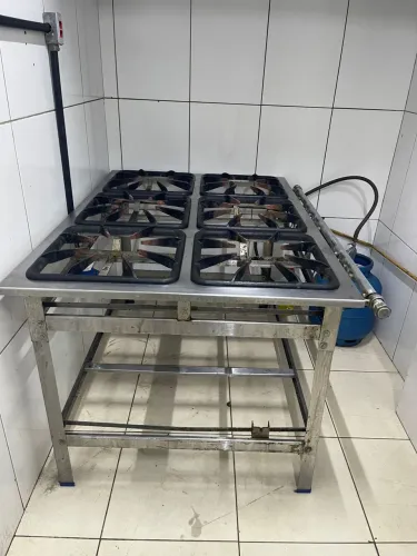 Fogão industrial inox