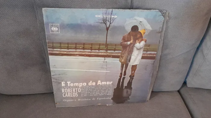 Disco de vinil Roberto Carlos e tempo de amar