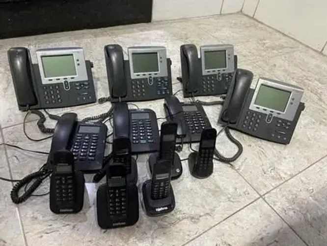 13 Telefones - Cisco, Intelbras e Motorola - Ótimo Preço!