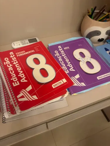 Livros 8 ano escola adventista Santarém para