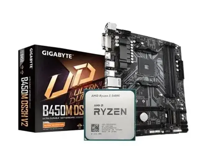 Ryzen 5 5600g + B450m Gigabyte Gaming