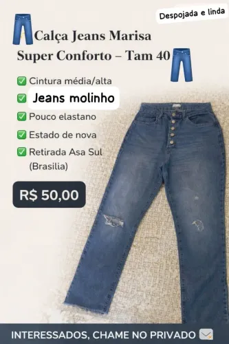 Calça jeans Marisa