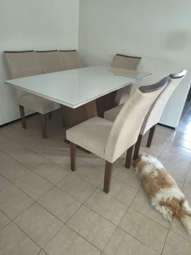 Mesa de 6 lugares de mdf