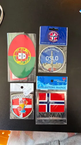 Adesivos países 