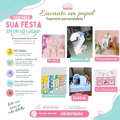 Papelaria personalizada
