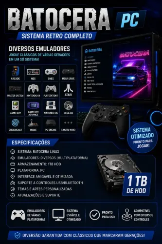 Batocera pra PC 1 terá vários jogos 