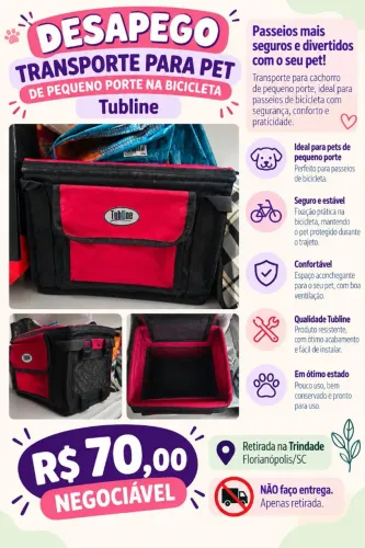 Bolsa de transporte Pet para bicicleta