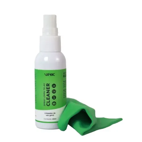 Spray Limpa Telas 60ml + Flanela Vk Cleaner Vinik - Vkkit60 *ENTREGA GRÁTIS*