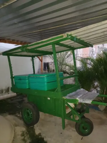 Aceito cartão - CARRINHO PARA COMÉRCIO+ MESAS, CADEIRAS, ISOPORES E VASILHAMES