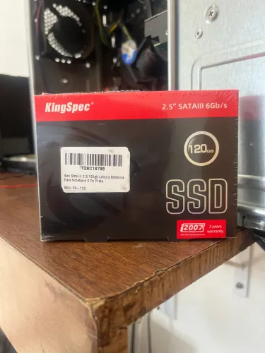 SSD de 120gb nunca foi aberto sem uso 