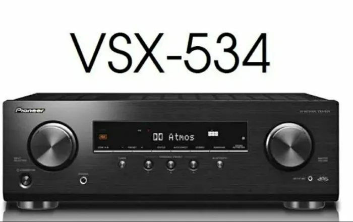 Receiver Pioneer Dolby Atmos, Bluetooth, 4K, USB - VSX-534
