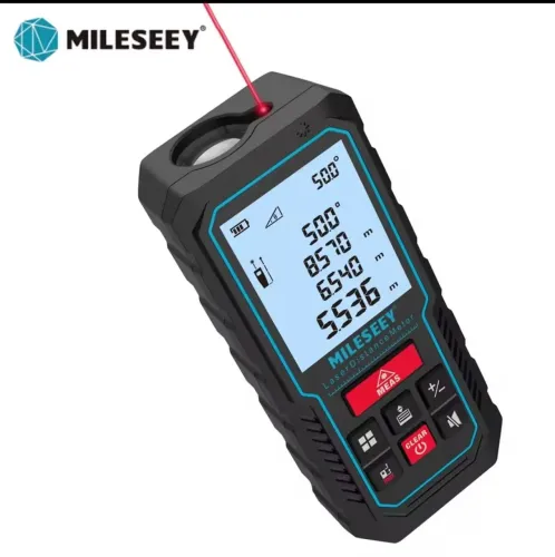 Trena a Laser Mileseey 120 m Medidor Digital de Distância Profissional