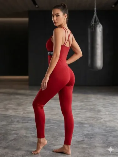 Macacão Fitness Red Premium ?