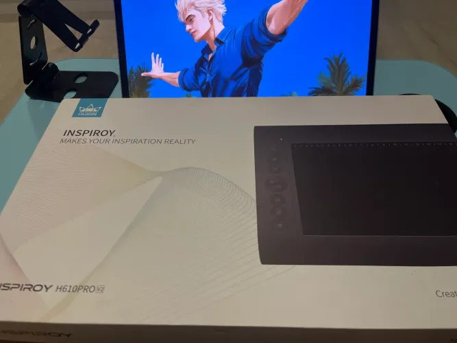 Huion Inspiroy H610PRO V2 ? Pouco Uso + Caneta e Acessórios