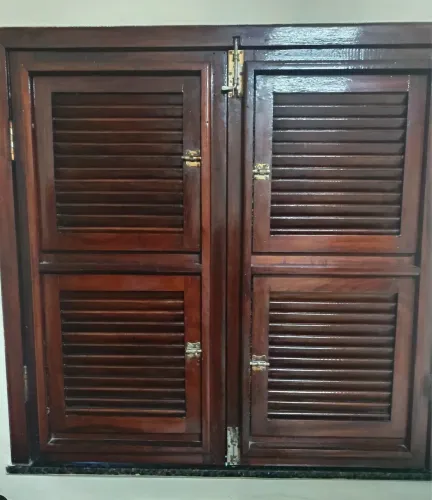 3 Janelas Venezianas Madeira Muiracatiara