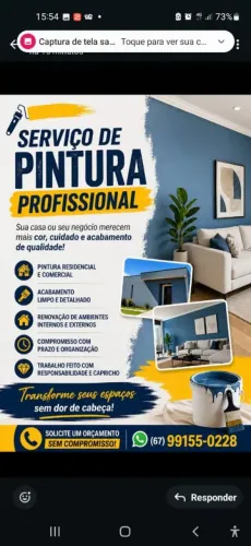 Pintura residencial e reforma de piscina