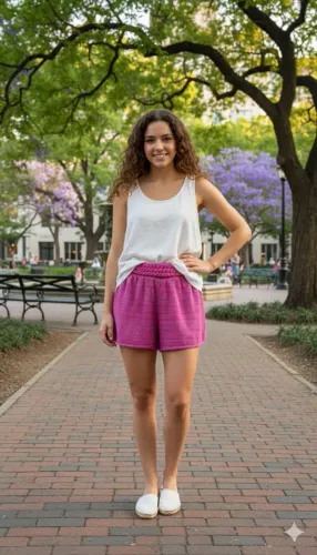 Short PP soltinho produtos femininos 