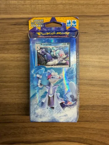 Pokémon TCG Primarina Maré Brilhante Sol e Lua LACRADO - Copag