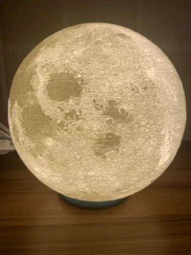 Luminária lua de led