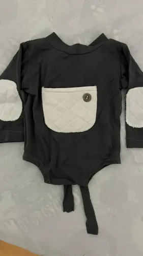 Roupinha Newborn cinza