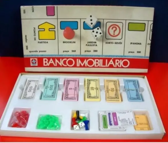 Banco imobiliária anos 80