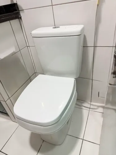 Vaso Sanitário Celite com Caixa Acoplada e Assento - Branco - Dual Flush