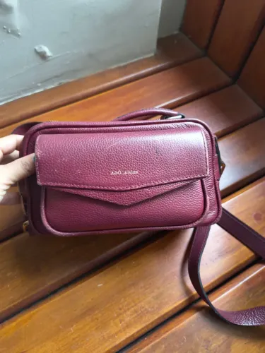 Bolsa couro legítimo Adô atelier