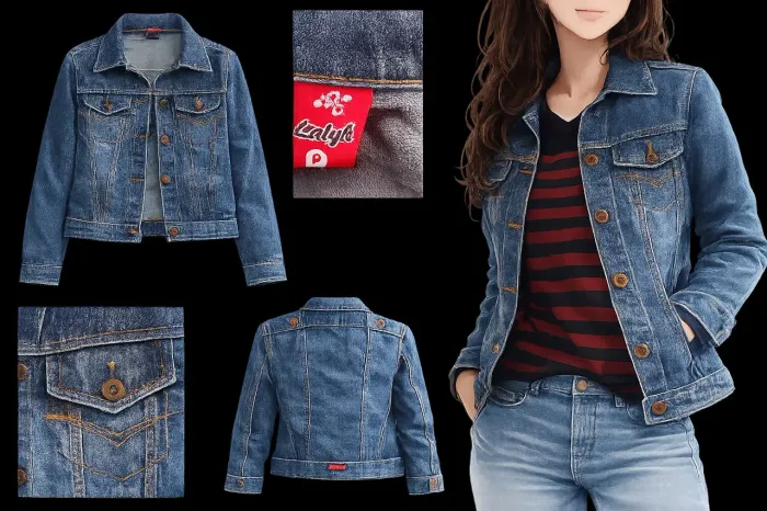 Jaqueta Jeans Feminina Lalyk Tam. P - Ótimo Estado