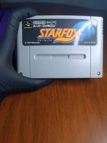 Cartucho STARFOX Super Nintendo original versão japonesa. (FRETE GRÁTIS)