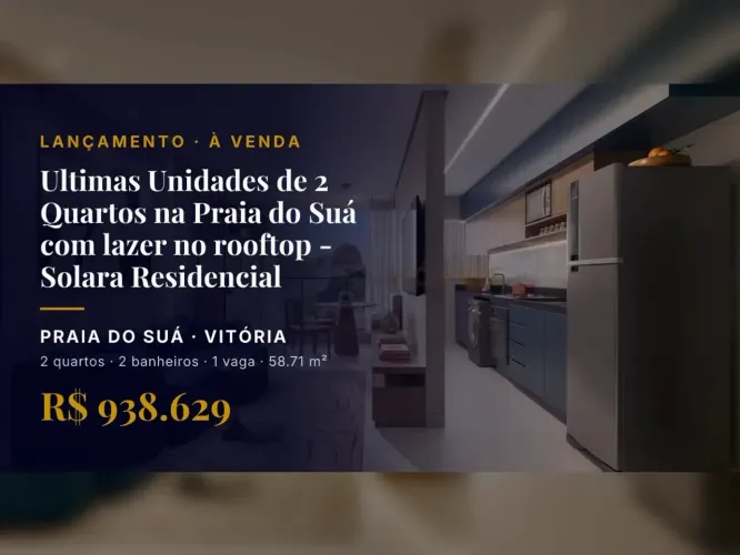 Investimento Seguro: Apartamento de 2 Quartos na Praia do Suá - Agende sua Visita!