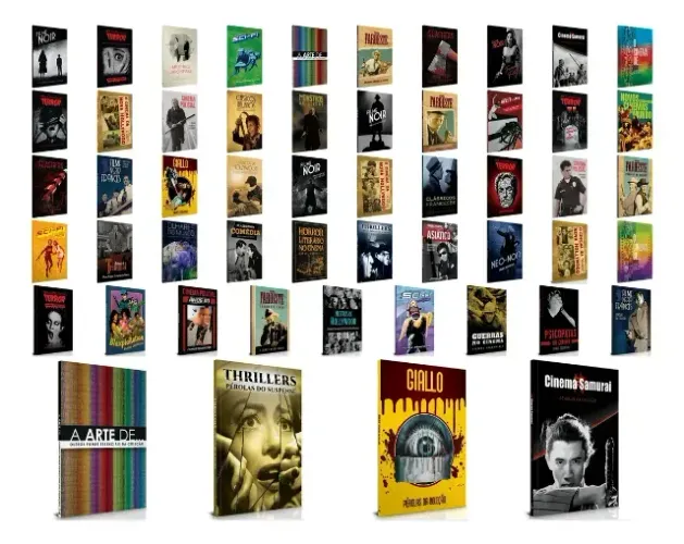 LEIA A DESCRIÇÃO Livros de Cinema I Versátil DVD (Giallo, Noir, Terror, Sci-fi, Policial)