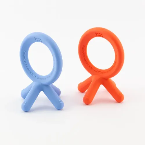 Par Mordedor De Silicone Comotomo Para Bebê 3m+