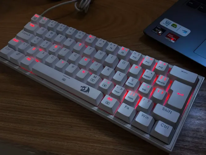 Teclado 60% K617 branco