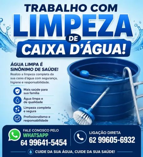 Limpeza de caixa d'água