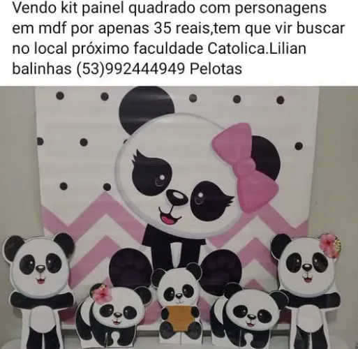 kit para decoraçao de festa