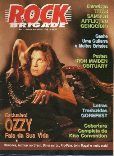 Revista Rock Brigade 84 Raridade Peça de Colecionador