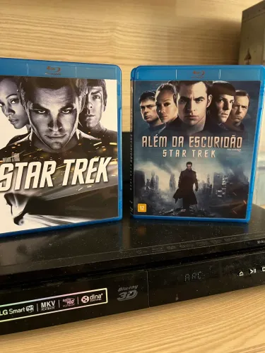 Blu-ray Star Trek e Star Trek além da escuridão 