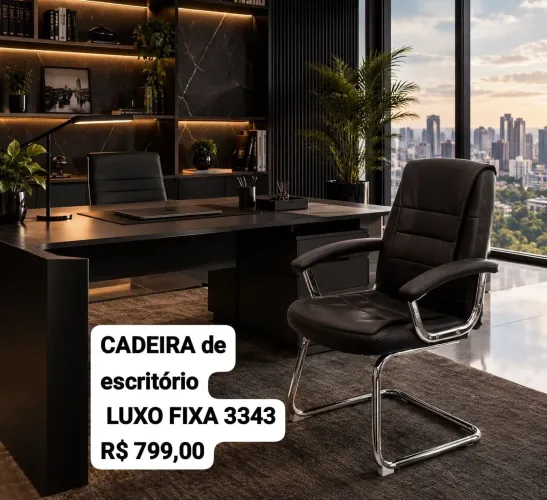 Cadeira de escritório LUXO fixa