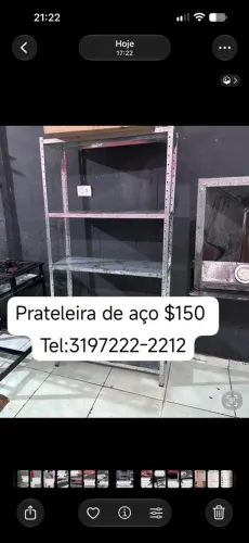 Prateleira de aço galvenizada