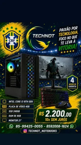 Pc gamer i3 10 geração