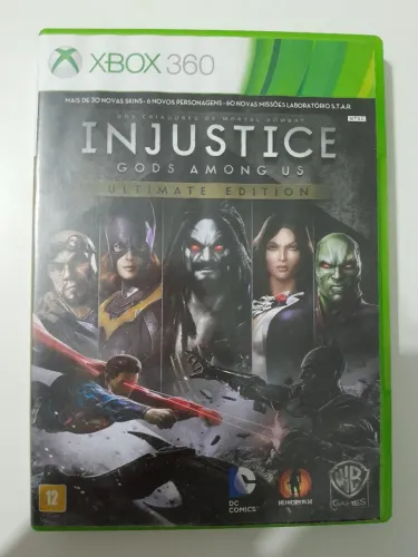 Jogo Injustice 1 Gods Among Us xbox 360 ORIGINAL