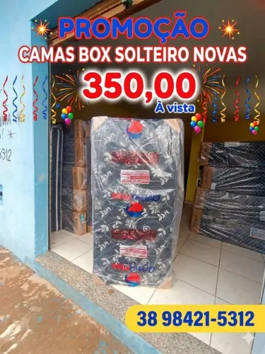 Mega promoção camas box solteiro novas