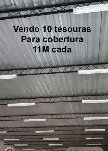 Tesouras de ferro para cobertura