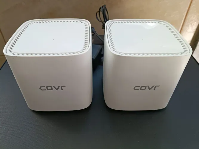 Vendo par de Roteadores D-Link COVR-1100 com tecnologia Wi-Fi Mesh AC1200. Leia.