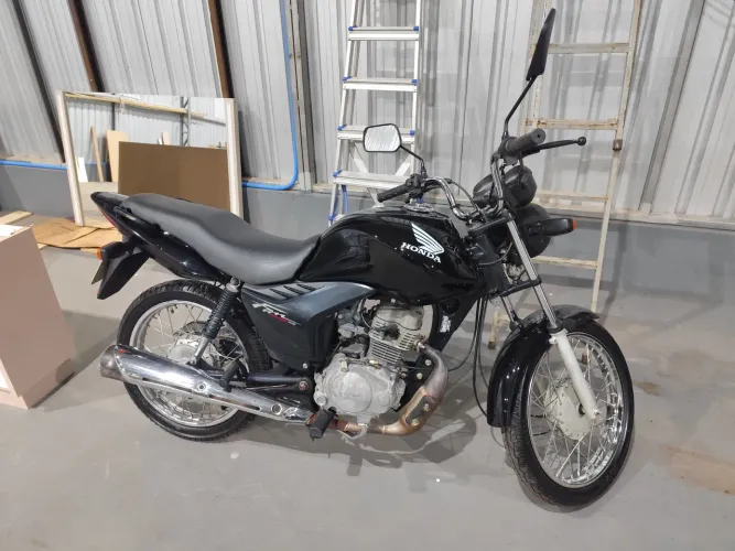 Honda Fan 125 ES 2013 Preta